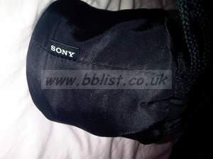 SONY Wide Conversion Lens The Lens bag (lens cap inside)