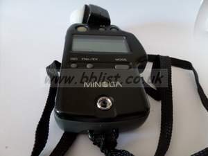 Minolta Digital light meter 