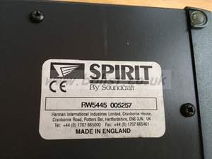 Soundcraft Spirit RW5445 audio mixing console 