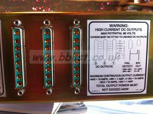 Calrec ZN4849 Power Supply Calrec ZN4849 Outputs