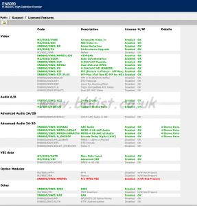 Tandberg EN8090 HD H.264 / Mpeg2 encoder 