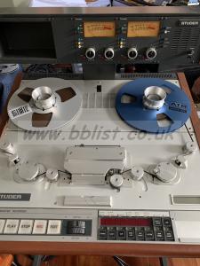 Studer A80RC / A820 / A812 / A810 two-track master recorders 