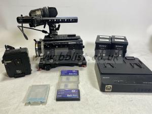 Sony PMW F55 camera + OLED v/finder, Vocas base plate, Media 