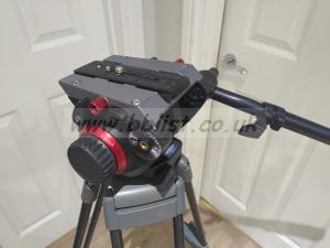 Manfrotto 504HD Head w/Libec T-72 Two-Stage Tripod 