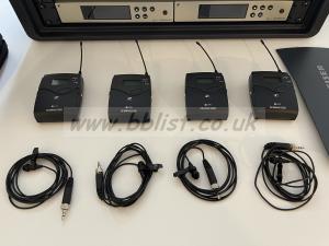 Sennheiser G4 100 Series 4-Way Radio Mic Rack (606-648 MHz) 