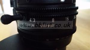 Canon HJ14 ex4.3B 4.3-60mm 1:18 IASE S Lens 