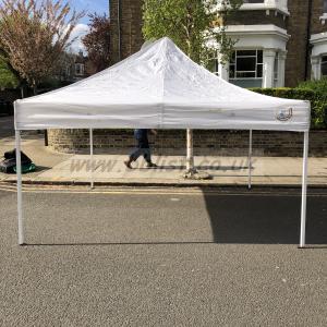 Instant Pop Up Shelter 10' x 10' with 5 x Sides & Bag VGC 