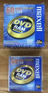 2.8 Gb DVD ram discs 