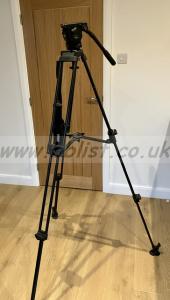 Vinten Vision Blue Tripod with Head, Bag, Strap. 