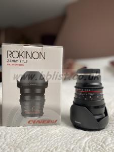 Full set of Rokinon/Samyang lenses, hardly used, boxed. 