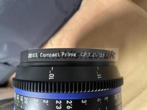 ZEISS COMPACT PRIME 3, 21mm, PL, T2.9, Full frame lens 