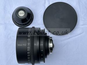 Angenieux 50mm T1.0 rehoused prime lens 