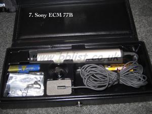 'Sony ECM 77 B' personal microphone 