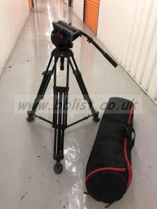 Manfrotto 509 Pro Video Head + 645 Twin Fast Tripod 