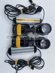 2 Dedo lights plus 2 Dedo Projectors  85mm 2.8 