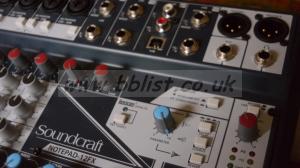 Soundcraft Notepad 12-fx Mixer Lexicon FX 4x4 USB interface 