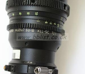 Canon HJ21 KLL lens and Abakus 132 B4 to Super 16 Adapter 