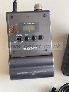 Sony UHF Radio mic system with ECM77 and Headset  mic 