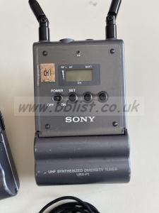 Sony UHF Radio mic system with ECM77 and Headset  mic 