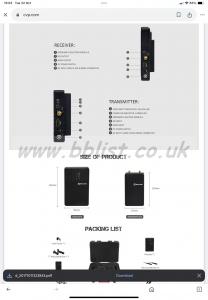 Hollyland Cosmo 400 Video transmitter and receiver 