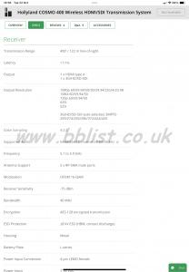 Hollyland Cosmo 400 Video transmitter and receiver 