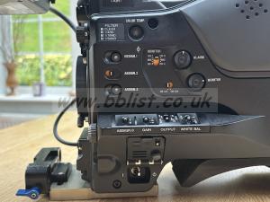 Sony PXW-X500 Camcorder PXW-X500 Front RH Side showing Chrosziel Sony Universal 401-50 (2x 15mm Dia. x  235mm long Rods included)