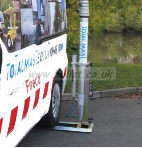 10m Pneumatic portable Mast, Compressor & Accessories 