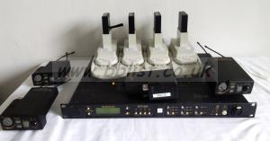 Telex Wireless Radiocam BTR-800 UHF + 4 TR-800 Belt packs 