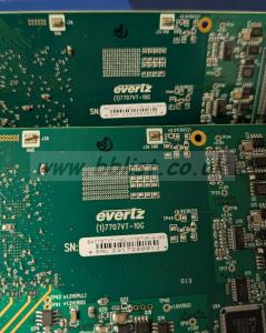 2x Evertz 7707VR-8-HS Cards MISSING XFP 