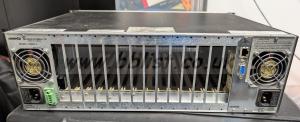 1x Evertz 7700FR Rack mount Multiframe with 7700FC Card 