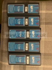 5 x Hawkwoods batteries 2 x MR4s chargers 