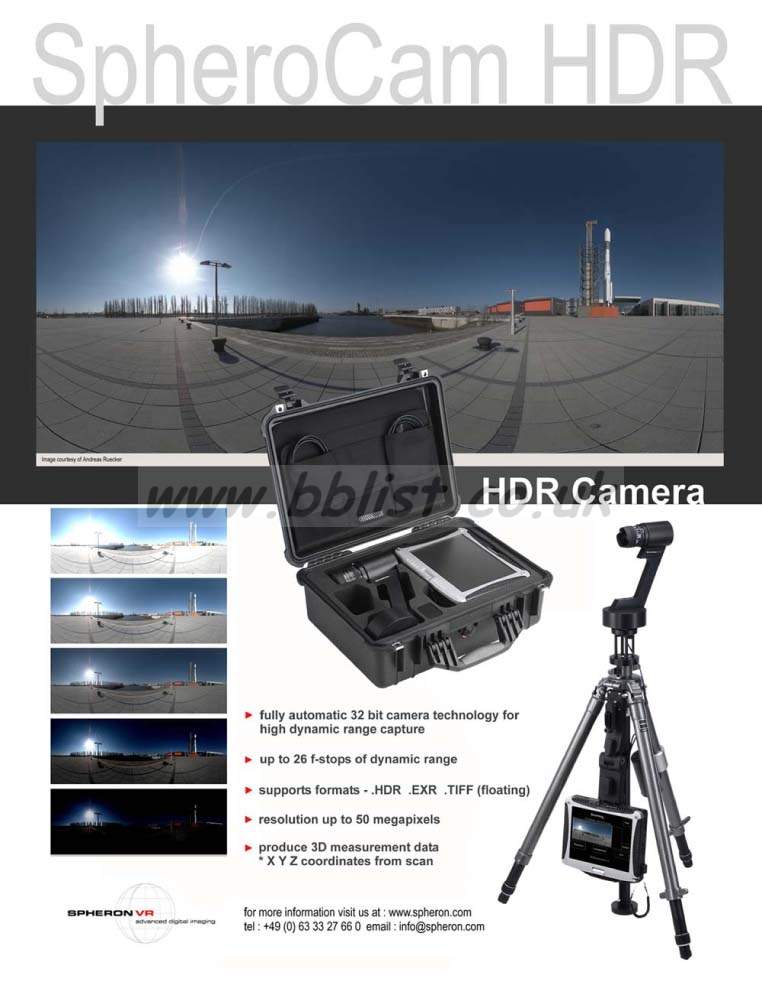 SpheroCam HDR SpheroCam HDR complete system