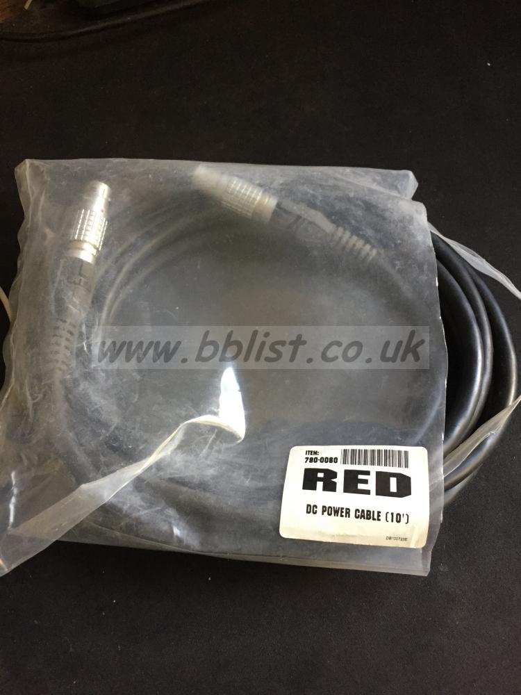 Red One DC power cable