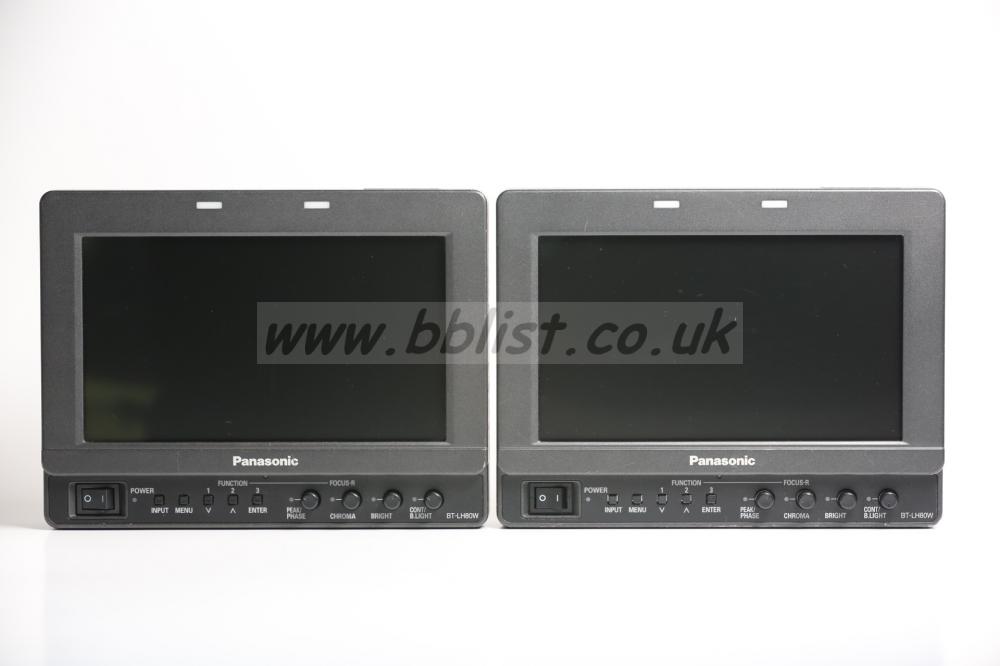 Panasonic LH-80 Monitors x 2