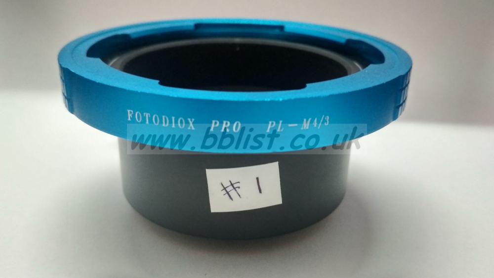 Fotodiox pro PL-M 4/3 Lens mount adapter (NEW)