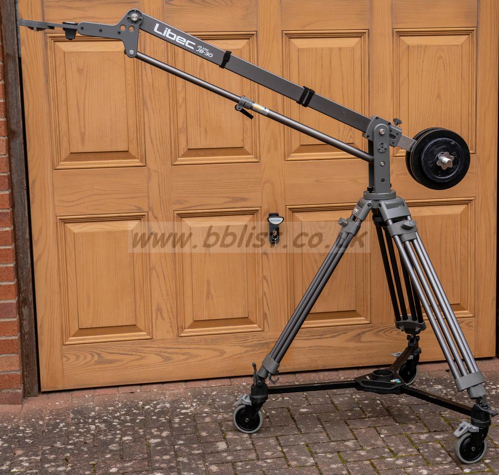 Libec JB-30 jib and Libec tripod with rolling base. VGC.