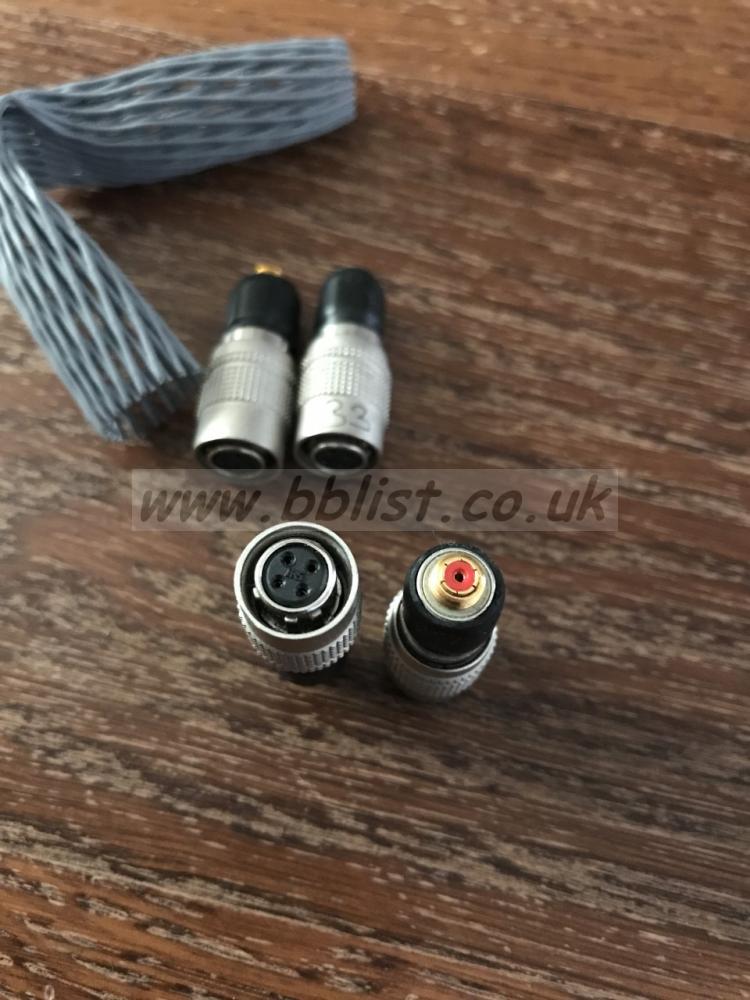 DPA 6033 microdot to 4 pin Hirose adaptors