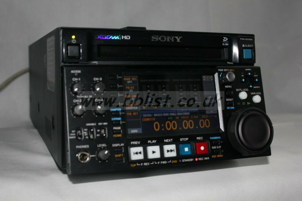 SONY PDW HD1500 - XDCAM