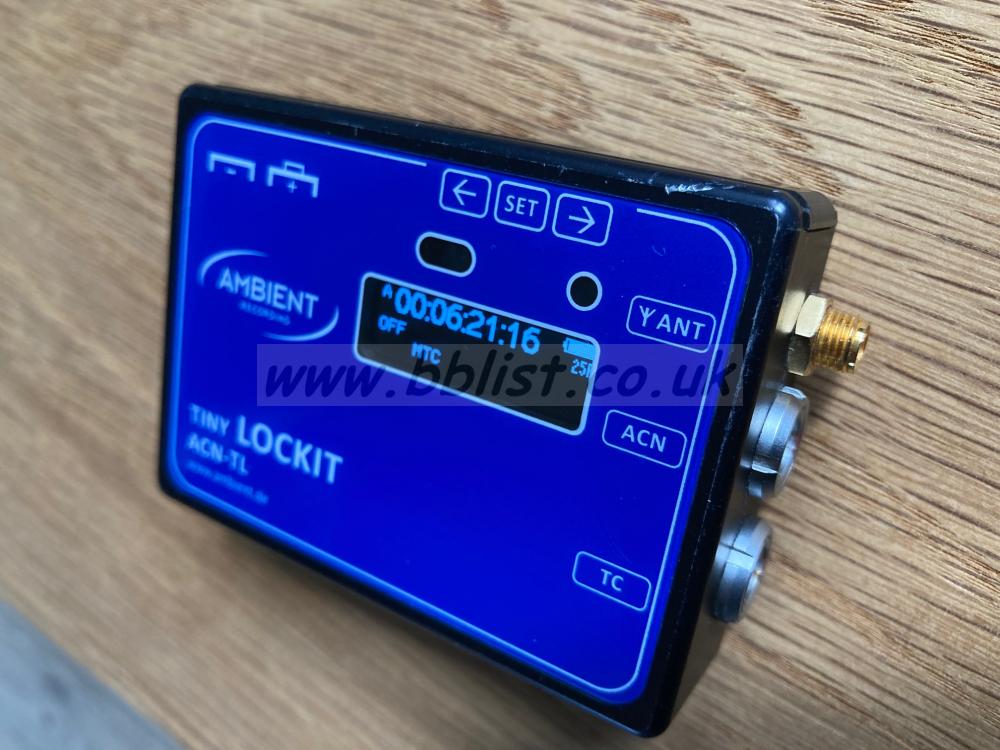 Tiny Lockit: ACN-TL  Timecode Generator & Transceiver