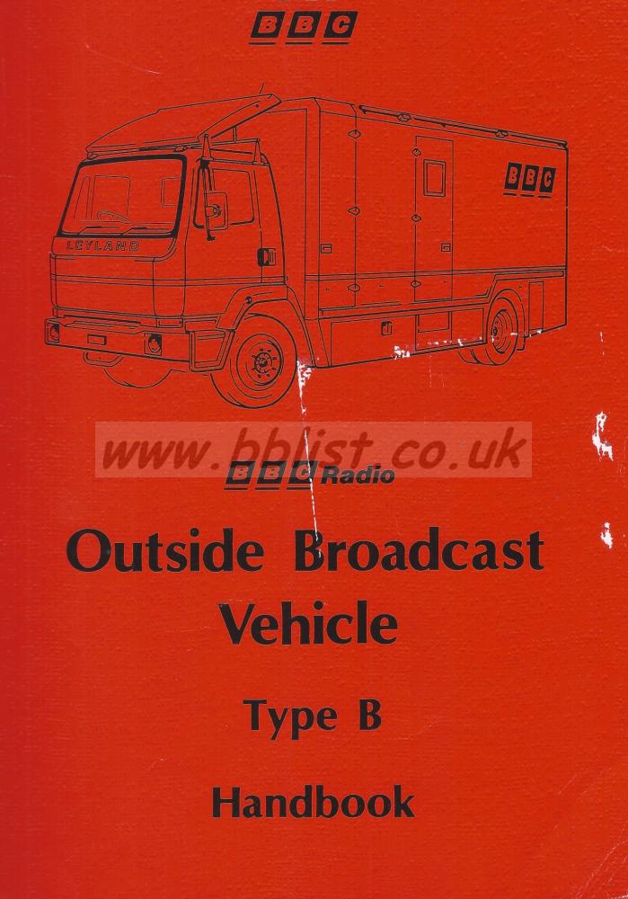 BBC Type B Radio OB Vehicle Handbook