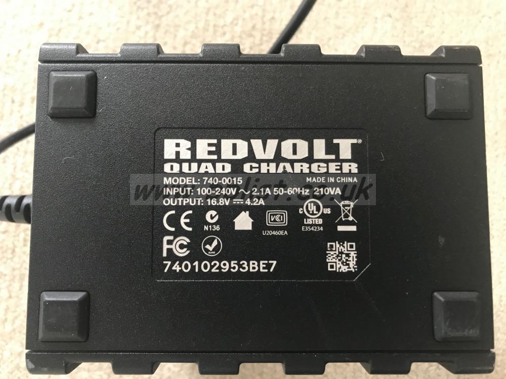 REDVOLT QUAD CHARGER