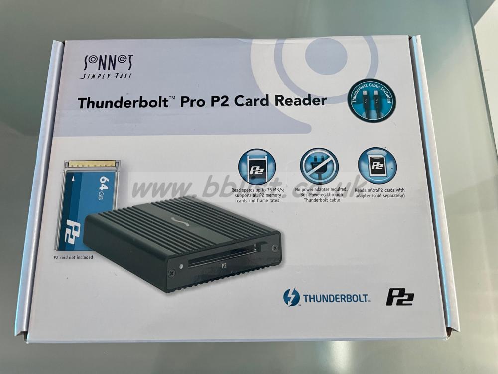 Sonnos Thunderbolt pro P2 Card Reader