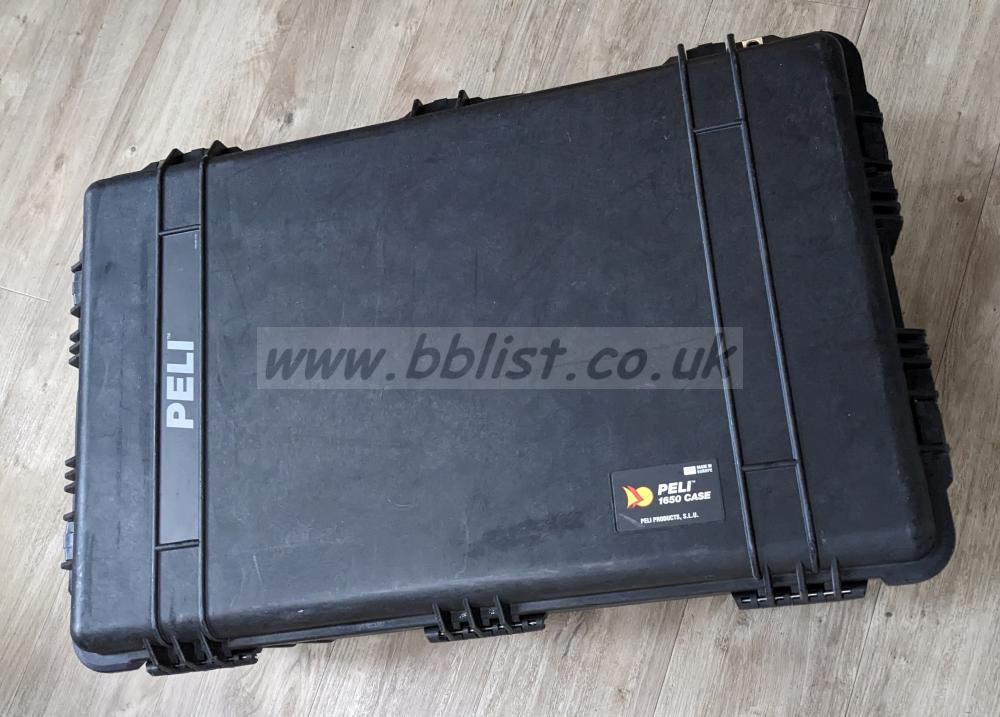 PELI 1650 Case with Lid Organiser