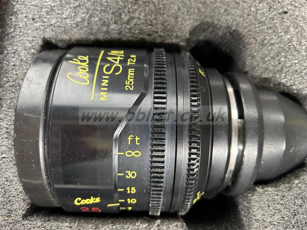 Cooke S4i Mini set 18/25/32/50/75/100mm with case