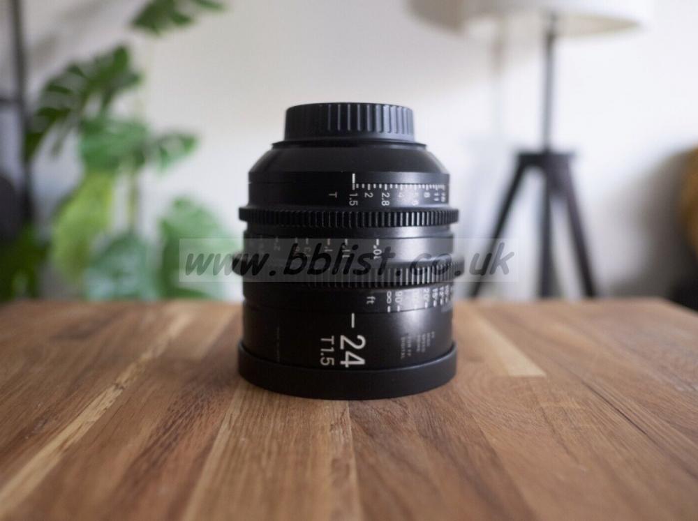 Sigma 24mm T1.5 Full Frame Prime Lens EF