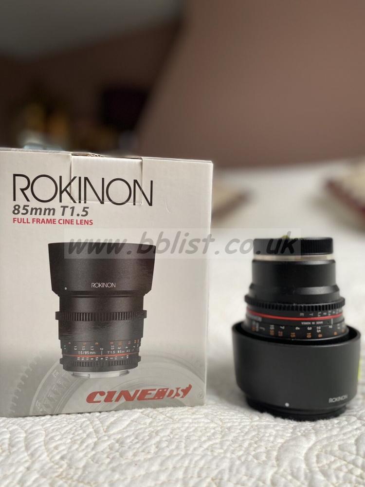 Full set of Rokinon/Samyang lenses, hardly used, boxed.