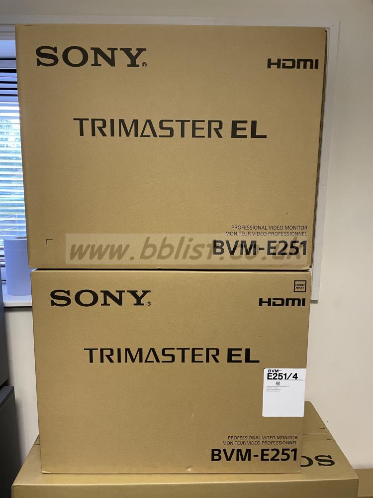 Brand New Sony BVM-E251 OLED Monitors