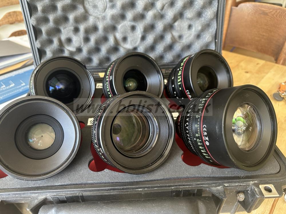 Canon Cine prime CN-E set