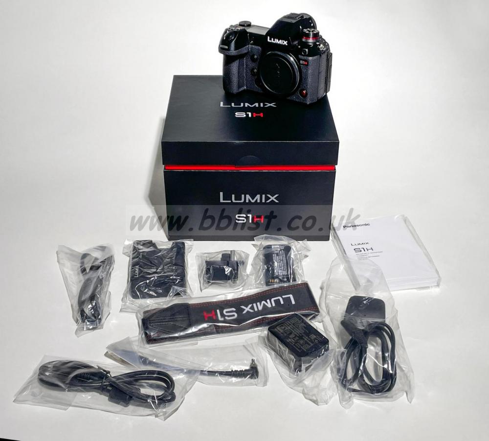 Lumix S1H digital camera, Body Only, Panasonic LUMIX S1H. Mint Condition