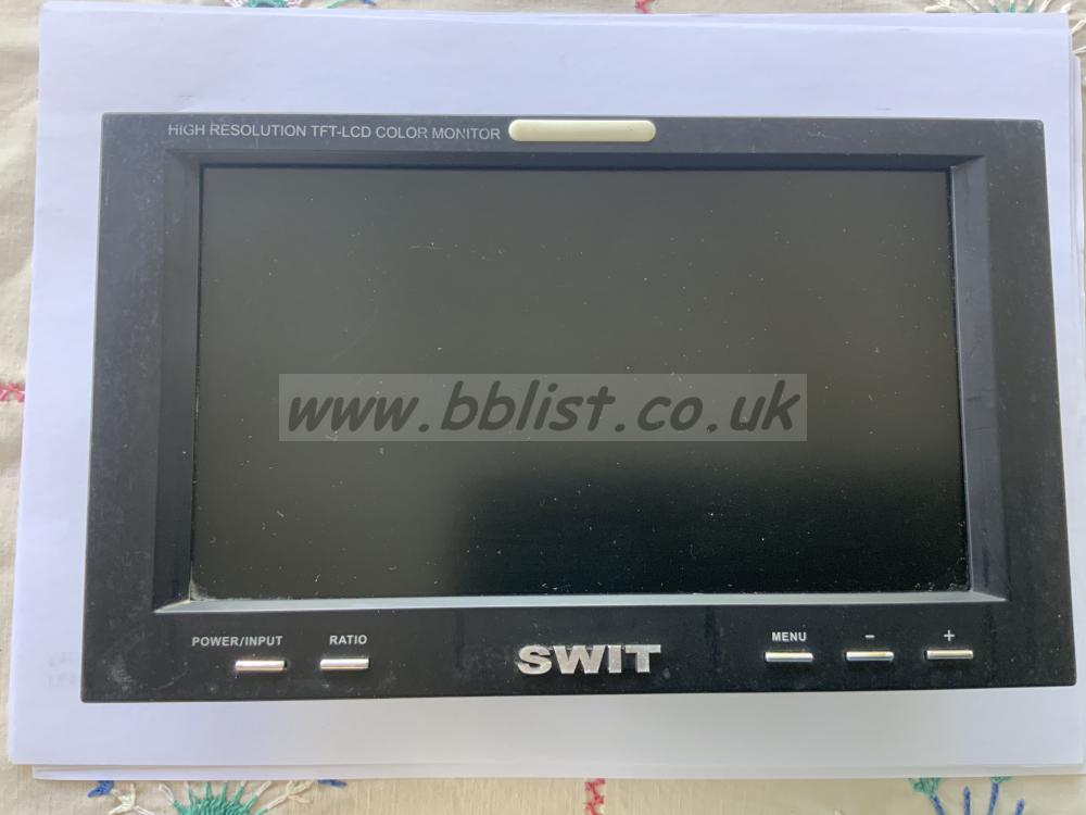 SWIT High Resolution Colour Monitor TFT-LCD with Vmount conn